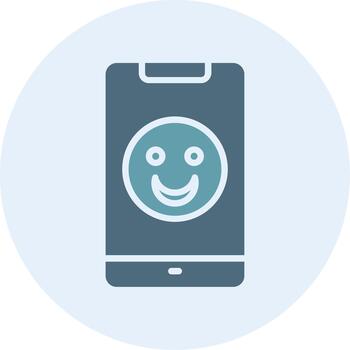 Laughing Web-Based Design Element Icon vector