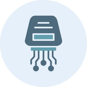 Data Encryption Smooth UI Symbol Shape vector