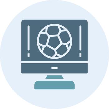 Live Game Minimal Design Badge Form vector