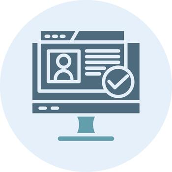 Account Minimal UI Element Icon vector