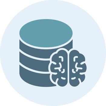 grande datos elegante forma símbolo formar vector