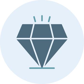 Diamond Minimal UI Element Icon vector