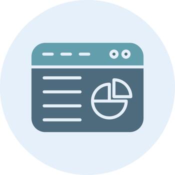 Dashboard Web-Based Design Element Icon vector