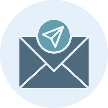 Send Mail Web-Based Design Element Icon vector