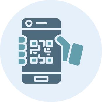 qr código isométrica web ilustración gráfico vector