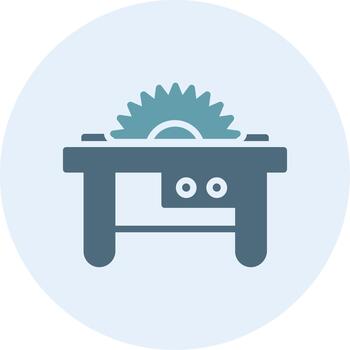 Table Saw User Interface Mark Symbol vector