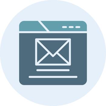 Mail Gradient Style Element Art vector