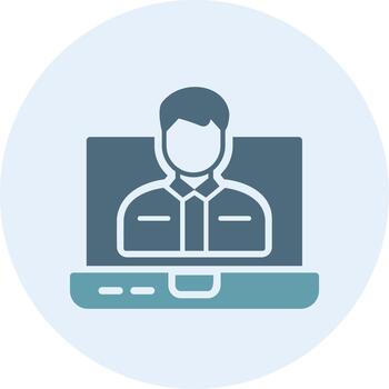 User Futuristic UI Mark Symbol vector