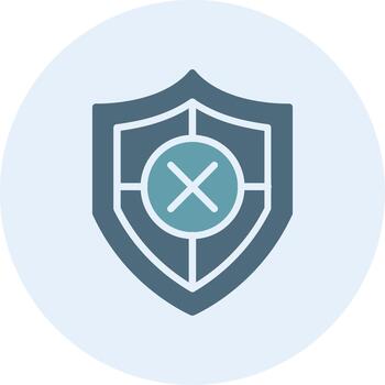 Unsafe Futuristic UI Mark Symbol vector