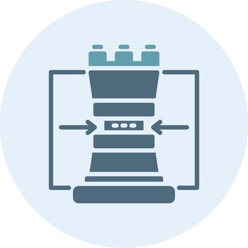 Tactical Advantage Interactive UI Design Symbol vector