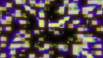 en dator skärm med många annorlunda färgad kvadrater video