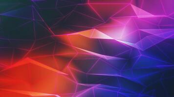 abstrakt bakgrund med trianglar och rader video