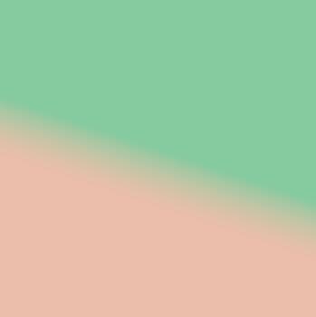 Soft green and peach abstract gradient background vector