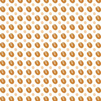 Arte repitiendo modelo de semillas en un diagonal vector