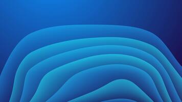 abstract blauw helling achtergrond met vloeiende Golf patronen en zacht, modern curves creëren een kalmte en dynamisch zichtbaar effect geschikt voor divers digitaal en afdrukken ontwerpen video