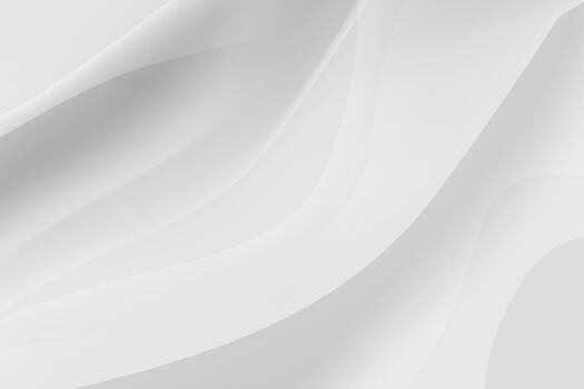 Smooth white gray abstract background subtle wavy lines modern clean design vector