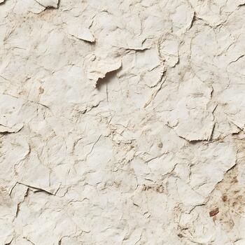 Seamless texture of aged cream paper with a rough surface and visible cracking throughout the entire image. photo