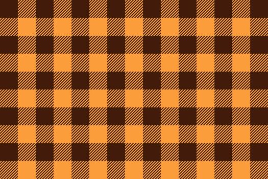 Buffalo Plaid seamless background. Seamless Tile Pattern. Braun Check linen backdrop. Repeating tartan. Repeat viscose flannel in simple stripes. Fabric grid print. Gingham uneven lattice for textile vector