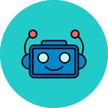 Bot Smooth Motion Form vector