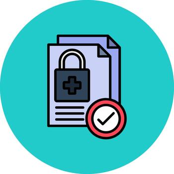 Privacy Policy Crisp Display Token vector