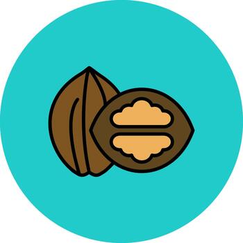 Walnut High-Tech Shape Pattern vector