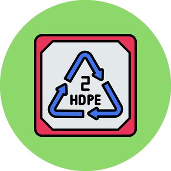 High Density Polyethylene Neutral Grid Block vector