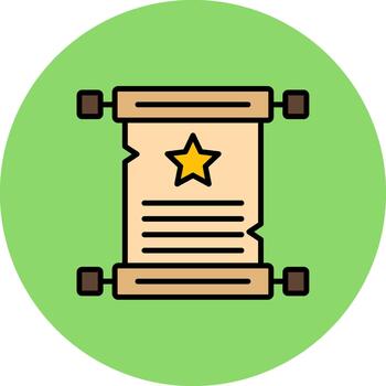 Parchment Advanced Frame Element vector