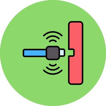 Proximity Sensor Modern Texture Piece vector