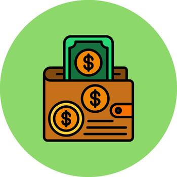 Wallet Sharp Render Texture vector