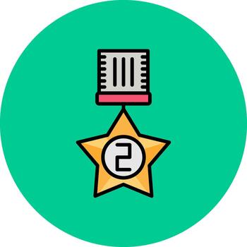 2nd Prize Abstract Pattern Block vector