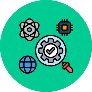 AI Setting Abstract Pattern Block vector