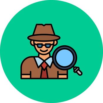 Private Investigator Smooth Render Fragment vector