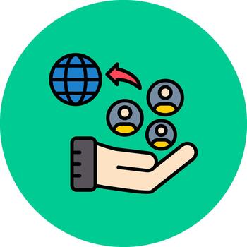 Public Service Abstract Pattern Block vector