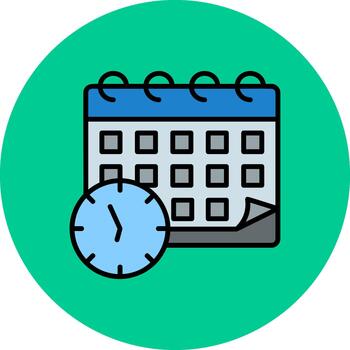 Start Date High-Tech Shape Pattern vector