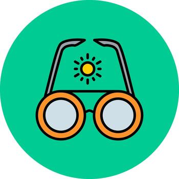 Sunglasses Soft Curve Feature vector