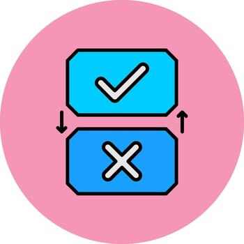 Buttons Thin Line Pattern vector