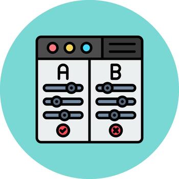 ab pruebas suave movimiento formar vector