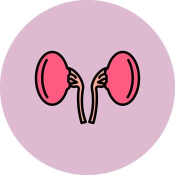 riñones avanzado marco elemento vector