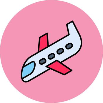 Plane Abstract Pattern Block vector