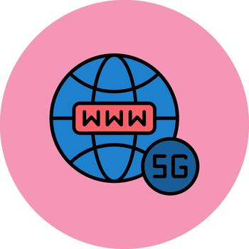 Internet Future Pixel Pattern vector