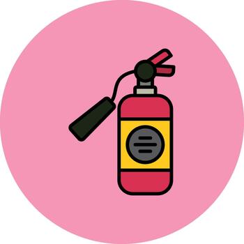 Fire Extinguisher Smooth Pixel Form vector