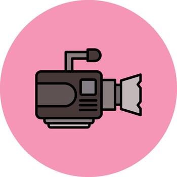 videocam Abstract Pattern Block vector