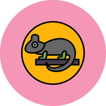 Lizard Frosted Pixel Unit vector