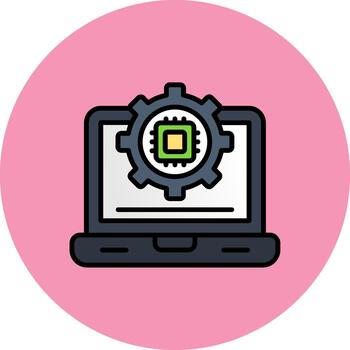 Settings Digital Tone Block vector