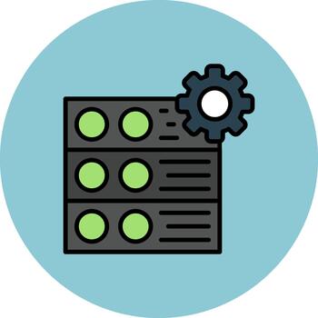 configuración futuro píxel modelo vector