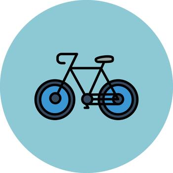 bicicleta futuro píxel modelo vector