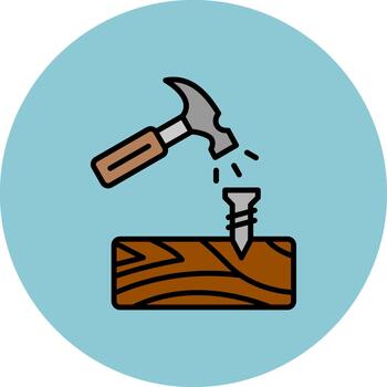 Carpenter Creative Block Fragment vector