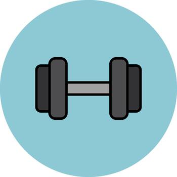 Dumbbell Smooth Motion Form vector