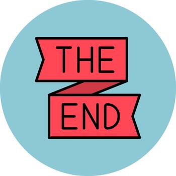 End Smooth Pixel Form vector