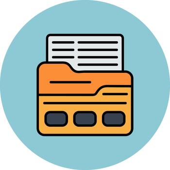 carpeta pulido hacer forma vector